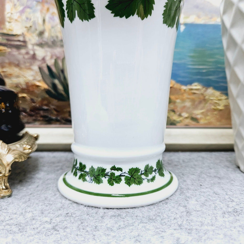 Meissen Grüner Efeu Rebe Porzellan Blumenvase (16cm.) Hergestellt in 1 –  meinantik.de