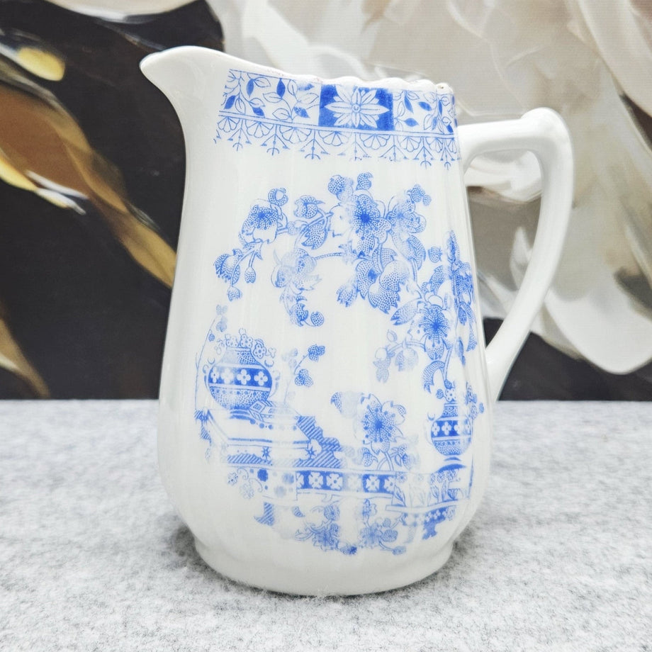 Wunderschönes China Blau Porzellan Milchkännchen (~300 ml) –