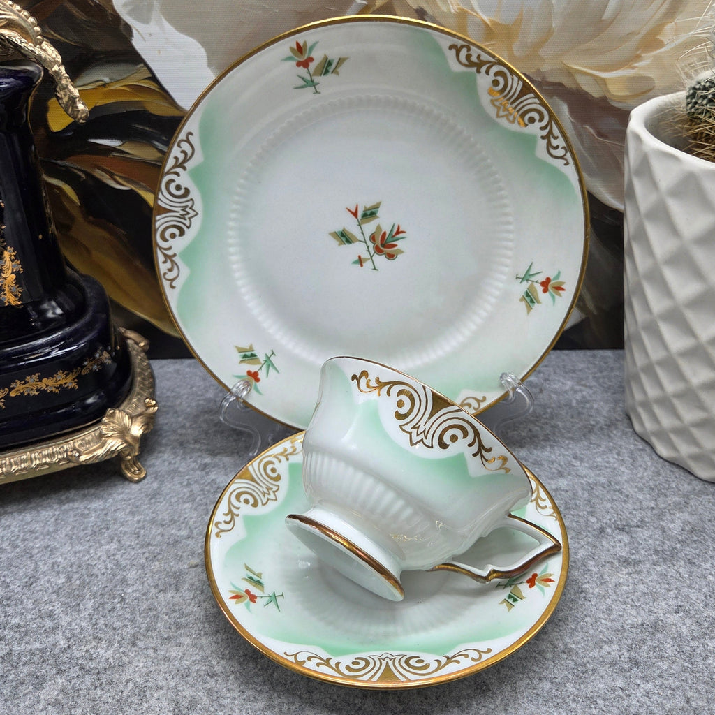 Eschenbach Bavaria Porzellan Tasse und Untertasse mit Untertassen 